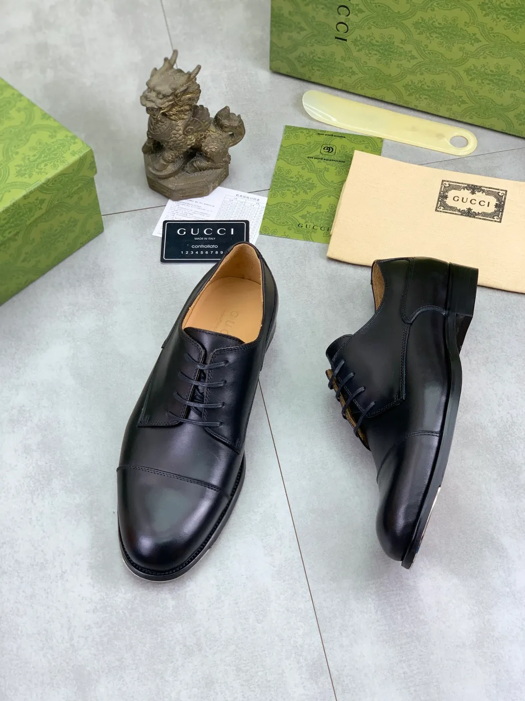 Men's men's shoes 💰P640 [New style] Water dyed cowhide 💰💎💎💎 [Gucci] GUCCI high-end men's formal business leather shoes, original order 1:1! Original imported high-end open-edge beaded calfskin, original metal buckle, imported first-layer cowhide lining for feet. Original high-end outsole, men's shoe size: 39-44 (45 customized) black and brown colors available